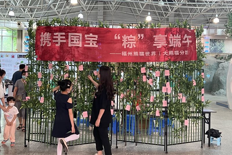 海峡（福州）大熊猫研究中心开展 “携手国宝，“粽”享端午”科普活动