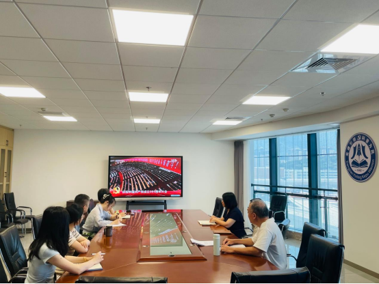 市科协机关二支部组织集中收看庆祝中国共产党成立105周年大会直播